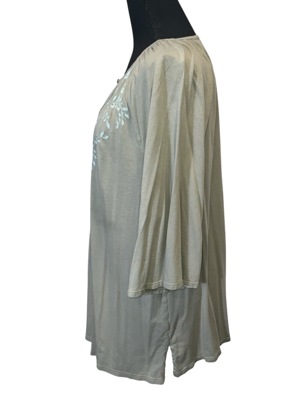 J. Jill Embroidered Boho Tunic Top, EUC - Picture 4 of 10